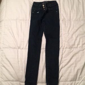 navy blue jeans